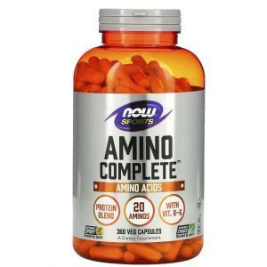 Амино комплекс, Amino Complete, Now Foods, Sports, 360 вегетарианских капсул