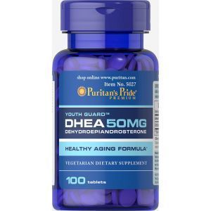 ДГЭА, Дегидроэпиандростерон, DHEA, Puritan's Pride, 50 мг, 100 таблеток