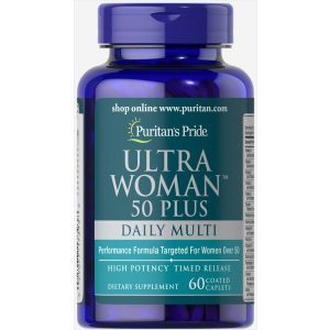 Ultra Woman Multi-Vitamin, Puritan's Pride, 60 kapsula