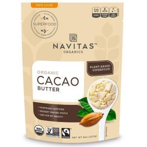 Масло какао, Cacao Butter, Navitas Naturals, органик, 227 г 
