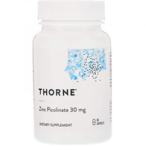 Цинк пиколинат усиленный, Zinc Picolinate, Thorne Research, 60 капсул (Default)