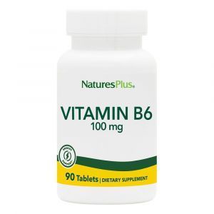 Витамин B6, Vitamin B6, Nature's Plus, 100 мг, 90 таблеток 
