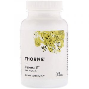Витамин Е, Ultimate-E, Thorne Research, 60 капсул (Default)