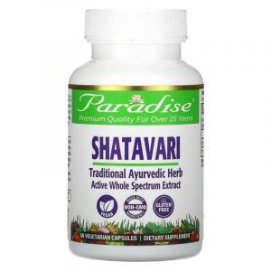 Шатавари, Shatavari, органик, Paradise Herbs, 60 кап.