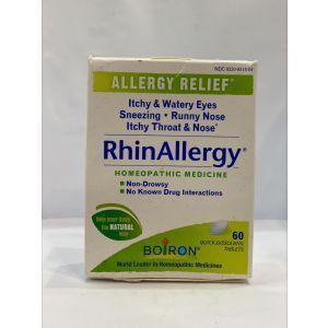Средство от аллергии, RhinAllergy, Boiron, 60 быстрорастворимых таблеток