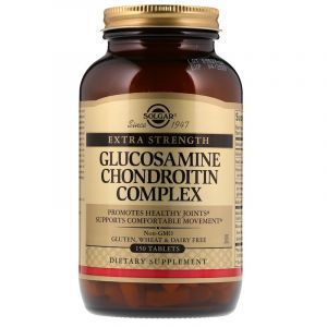Глюкозамин хондроитин комплекс, Glucosamine Chondroitin, Solgar, экстра сила, 150 таблеток