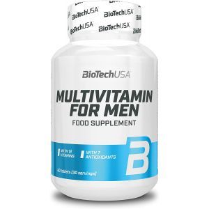 Мультивитамины для мужчин, Multivitamin , BioTech USA, 60 таблеток
