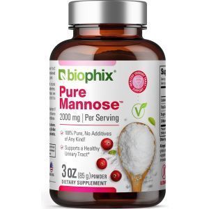 Чистая D-Манноза, Pure Mannose, Biophix, порошок, 2000 мг, 85 грамм
