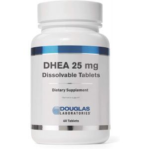 DHEA, mikronlashtirilgan, DHEA, Duglas Laboratories, 25 mg, 60 tabletka