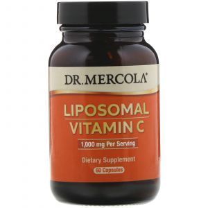 Липосомальный витамин С, Liposomal Vitamin C, Dr. Mercola, 1000 мг, 60 капсул (Default)