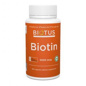 Biotin, Biotin, Biotus, 5000 mkg, 100 kapsula