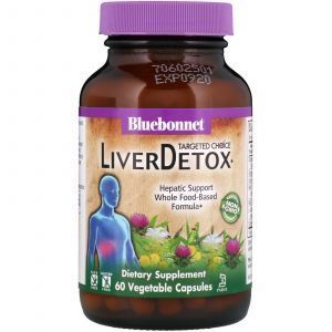 Очистка печени, Liver Detox, Bluebonnet Nutrition, 60 кап.