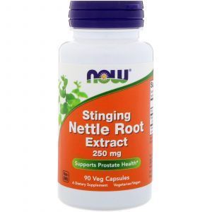 Корень крапивы, Nettle Root, Now Foods, экстракт, 250 мг, 90 капс