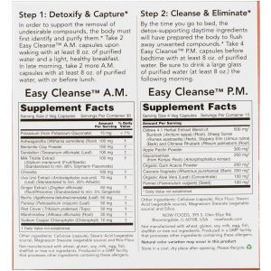 Детокс легкое очищение, Easy Cleanse, Now Foods, 60+60 капсул (2 бу