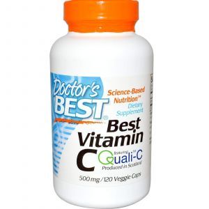 Витамин С, Doctor's Best, 500 мг, 120 капсул