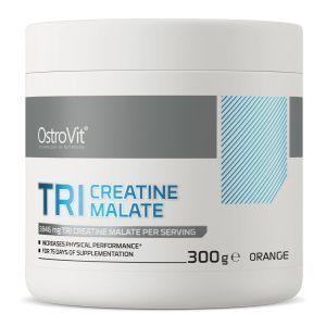 Креатин малат, Tri Creatine Malate, OstroVit, вкус апельсина, 3846 мг, 300 г
