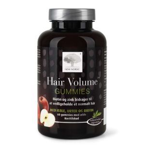 Витамины для роста и объема волос, Hair Volume Gummies, New Nordic, 60 жевательных конфет
