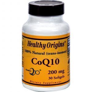 Коэнзим Q10, CoQ10 (Kaneka Q10), Healthy Origins, 300 мг, 30 гелевых капсул
