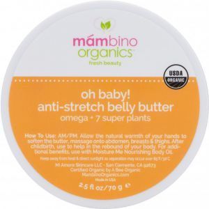 Масло для тела против растяжек Oh Baby!, Mambino Organics, 70 г