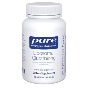 Липосомальный Глутатион, Liposomal Glutathione, Pure Encapsulations, 60 капсул