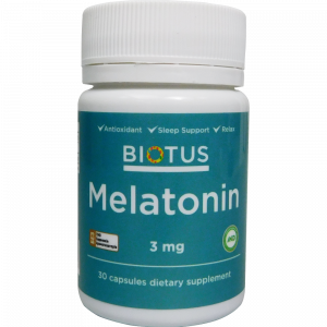 Melatonin, Melatonin, Biotus, 3 mg, 30 kapsula