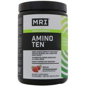 Аминокислотная формула, дикая земляника, Amino Ten, MRI, 250 г