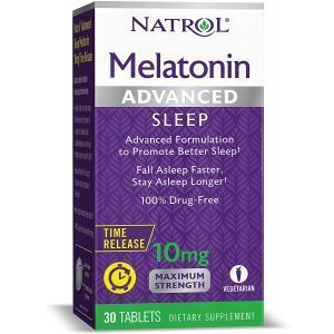 Melatonin Advanced Sleep, Natrol, 10 mg, 30 Tabletka