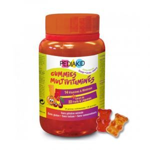 Мультивитамины для детей, Multivitamin, Pediakid, 60 жевательных конфет