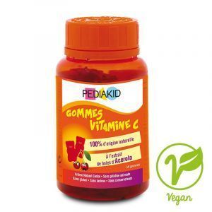 Bolalar uchun vitamin C, Radiergummis Vitamin C, Pediakid, 60 Gummies