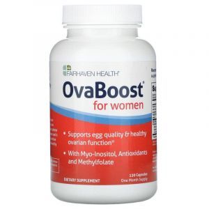 Здоровье яйцеклеток для женщин, OvaBoost, Fairhaven Health, 120 кап.