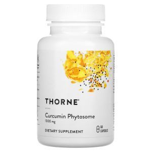 Фитосома куркумина, Curcumin Phytosome, Thorne Research, 1000 мг, 60 капсул