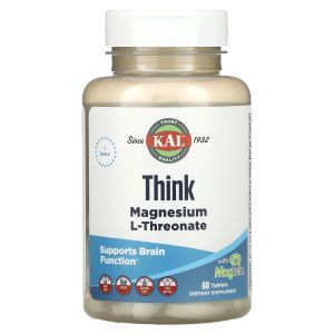 Магний L-треонат, Magnesium L-Threonate, KAL, 2000 мг, 60 таб. (Default)