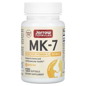 Vitamin K2, MK-7, K2 vitamini, Jarrow formulalari, 90 mkg, 120 kapsula