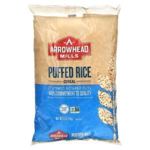 Рисовые хлопья, Puffed Rice Cereal, Arrowhead Mills, воздушные, 170 г
