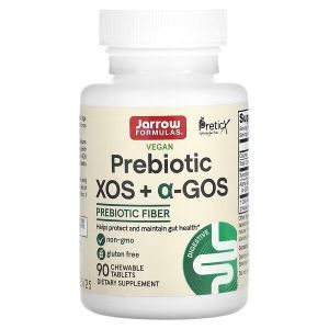 XOS + a-GOS prebiyotik tolasi, prebiyotik, jarrow formulalari, 90 ta chaynaladigan tabletkalar