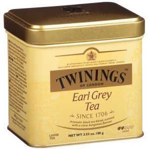 Чай Эрл Грей рассыпчатый, Earl Grey Loose Tea, Twinings, легкий, 100 г