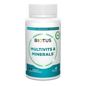 Multivitaminlar va minerallar, Biotus, 120 tabletka