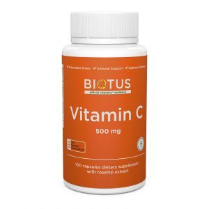 Vitamin C, Vitamin C, Biotus, 500 mg, 100 Kapsül