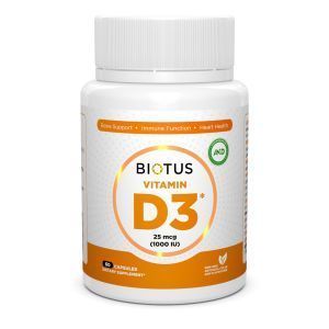 Vitamin D3, Vitamin D3, Biotus, 1000 IU, 120 kapsula